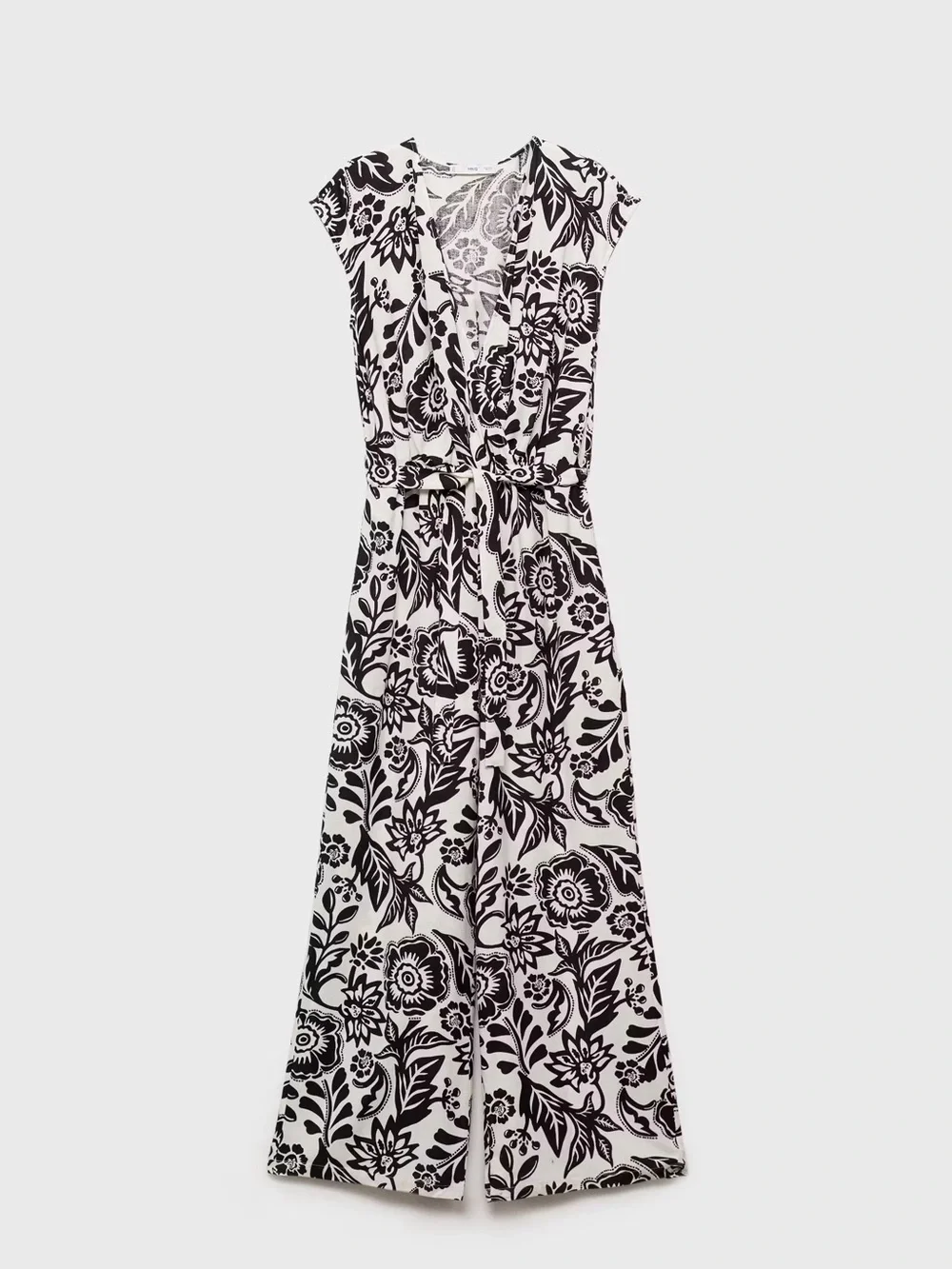Mango zipper fabric neck